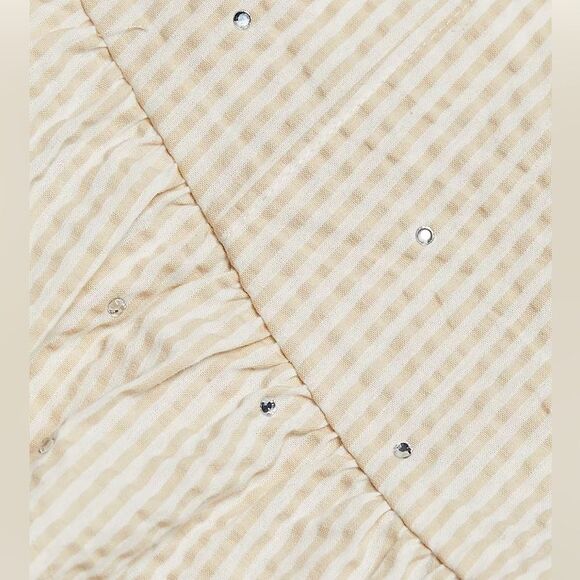 Cinq à Sept NWT RHINESTONE DITSY NEEMA SHORT In White/Plaster Size 2 - Picture 8 of 13